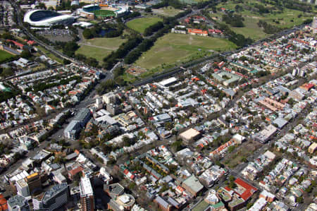 Aerial Image of SURRY HILLS TO MOORE PARK