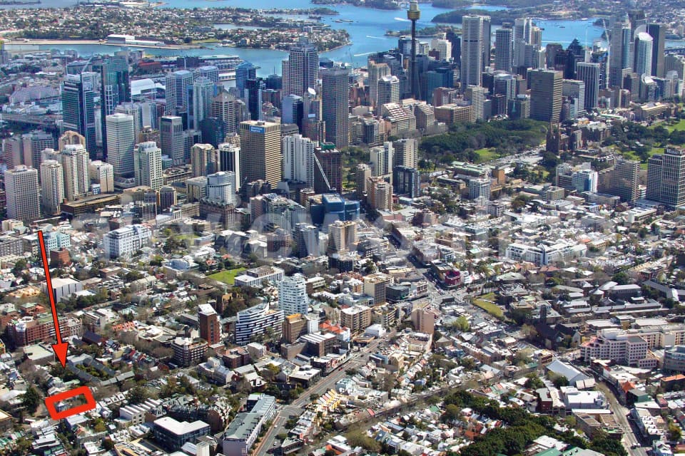 Aerial Image of Surry Hills and Sydney CBD