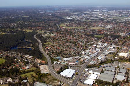 Aerial Image of NORTH PARRAMATTA TO THE CITY