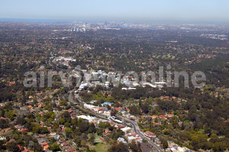Aerial Image of Pymble and the North Shore