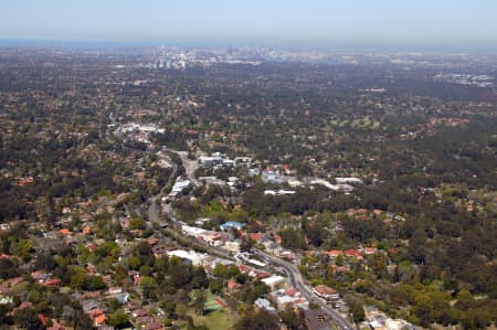 Aerial Image of PYMBLE AND THE NORTH SHORE