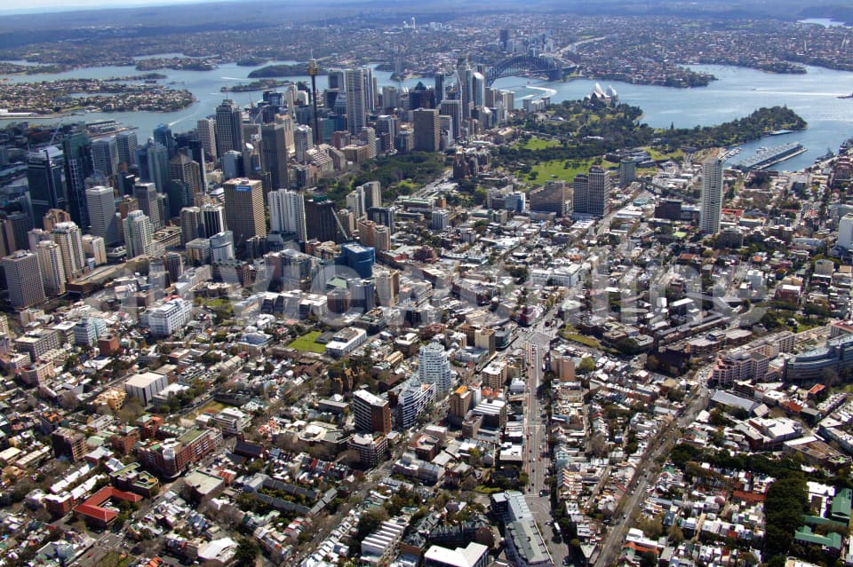 Aerial Image of Surry Hills to Sydney CBD