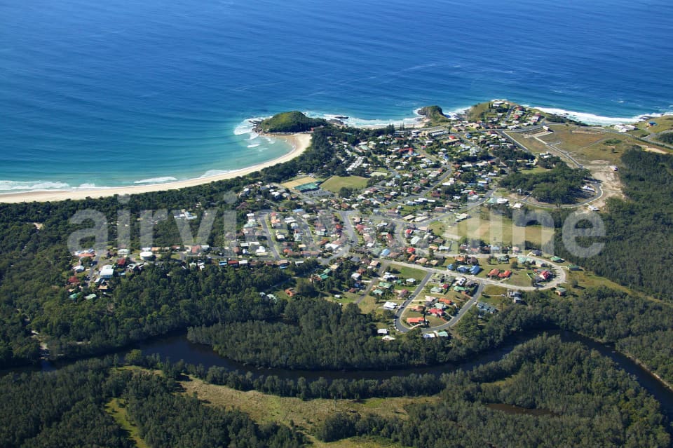 Aerial Image of Scotts Head and Forsters Beach
