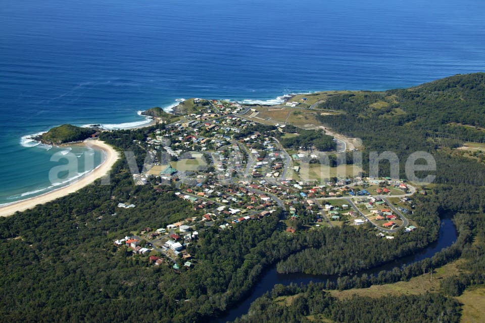 Aerial Image of Scotts Head and Warrell Creek