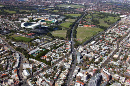Aerial Image of SURRY HILLS TO MOORE PARK