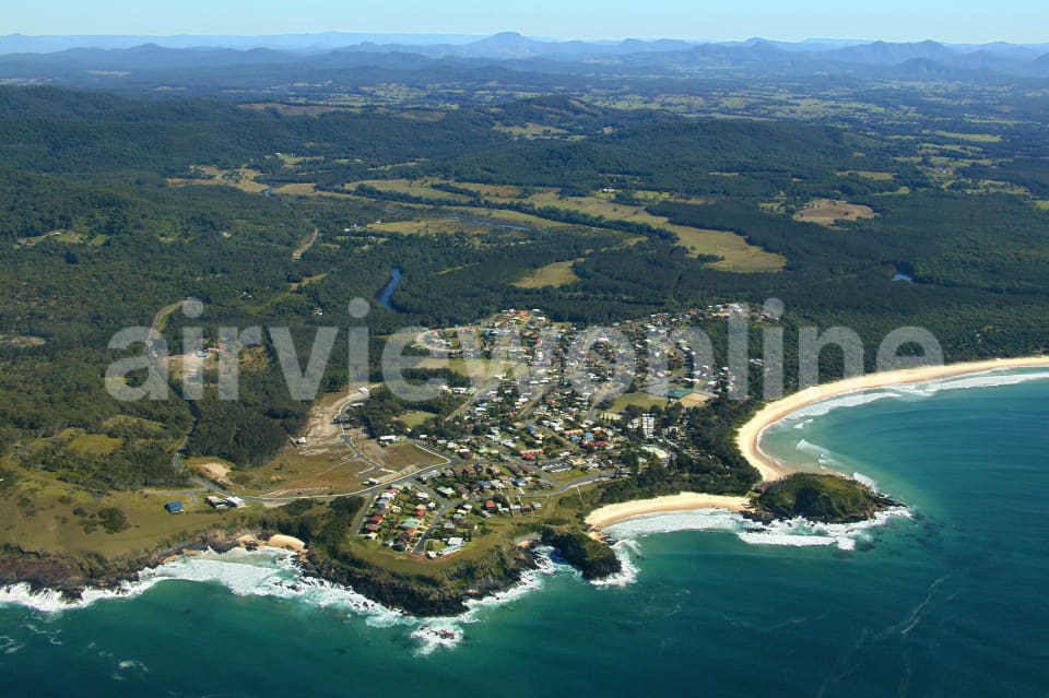 Aerial Image of Scotts Head at High Altitude