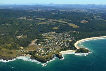 Aerial Image of SCOTTS HEAD AT HIGH ALTITUDE