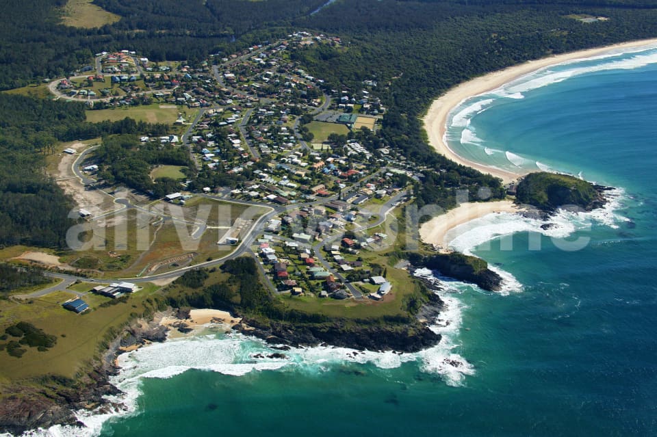 Aerial Image of Scotts Head to Forsters Beach