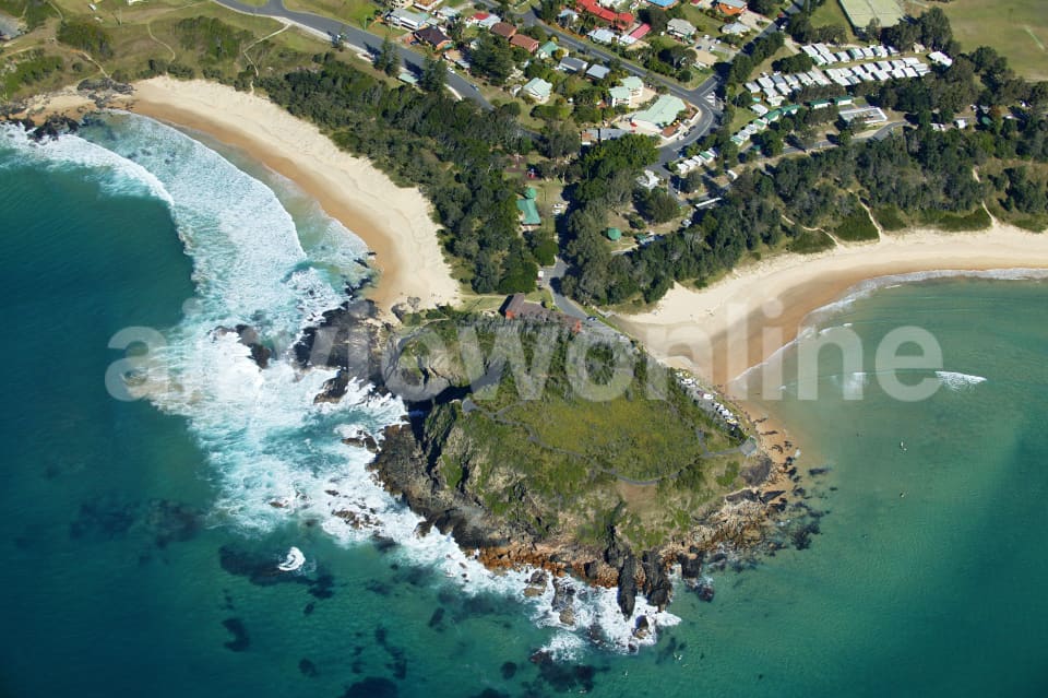 Aerial Image of Scotts Head Close Up