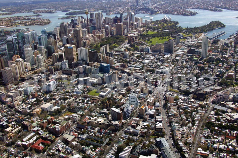 Aerial Image of Surry Hills to North Sydney