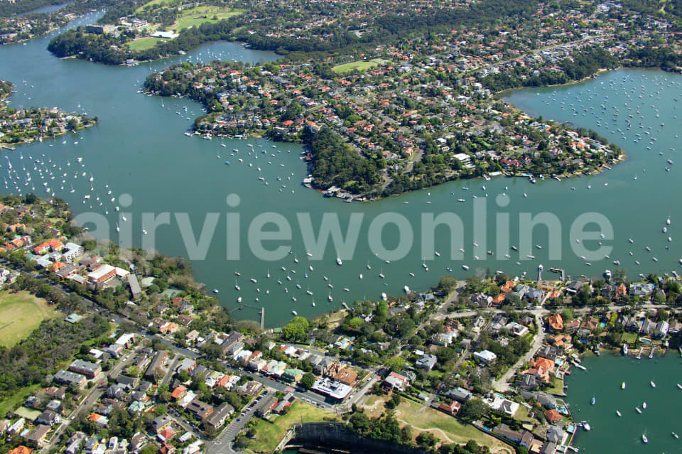 Aerial Image of Longueville and Lane Cove River