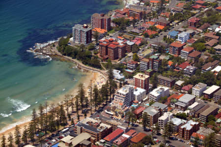 Aerial Image of MANLY BEACH AT SOUTH STEYNE