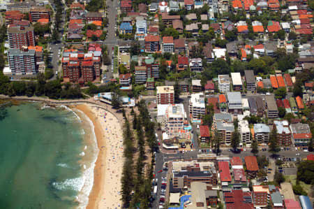 Aerial Image of MANLY BEACH AT SOUTH STEYNE