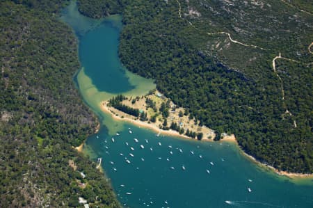 Aerial Image of THE BASIN AND COASTERS RETREAT