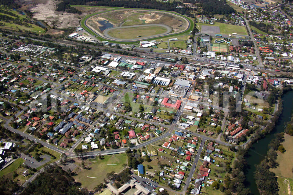 Aerial Image of Wyong town centre