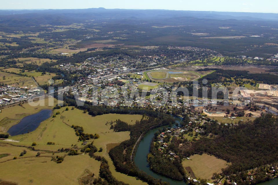 Aerial Image of Wyong River