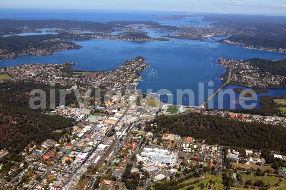Aerial Image of Gosford to Pittwater