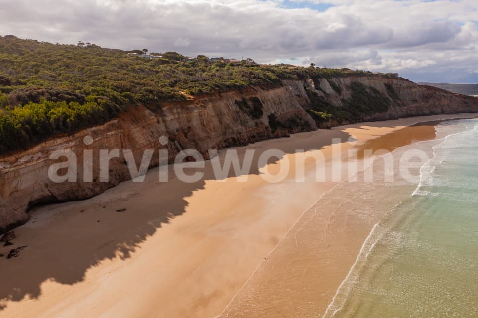 Aerial Image of Sea cliffs at Point Roadknight Beach