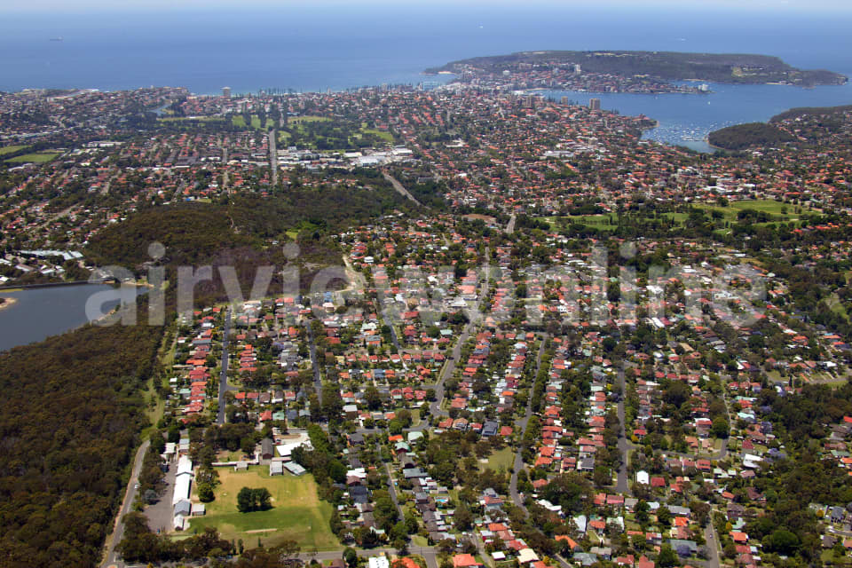Aerial Image of North Balgowlah to Manly