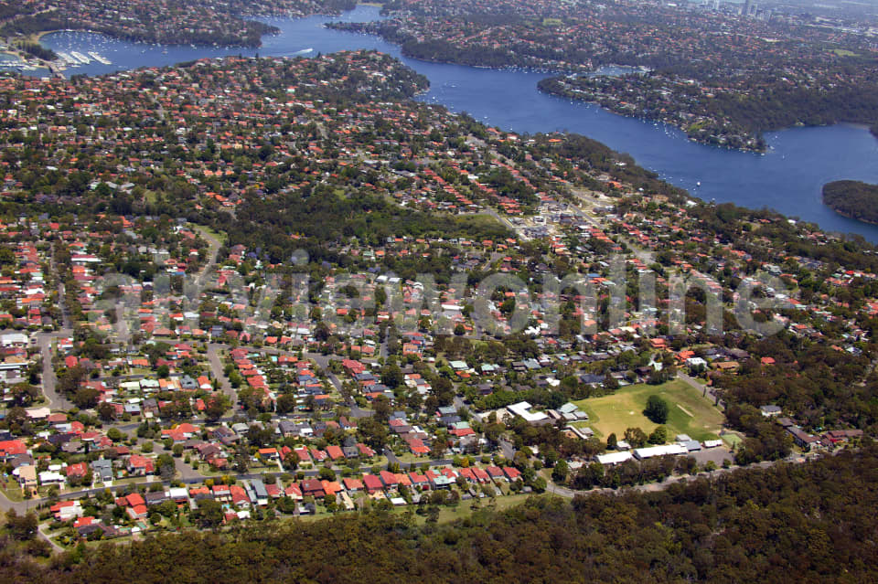 Aerial Image of North Balgowlah to Middle Harbour