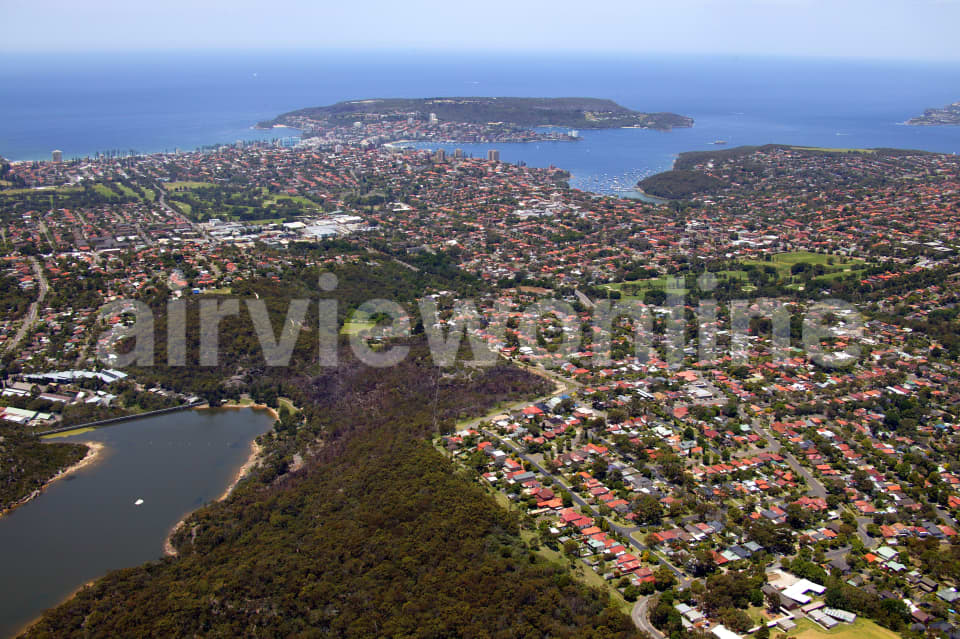 Aerial Image of North Balgowlah to Sydney Harbour National Park