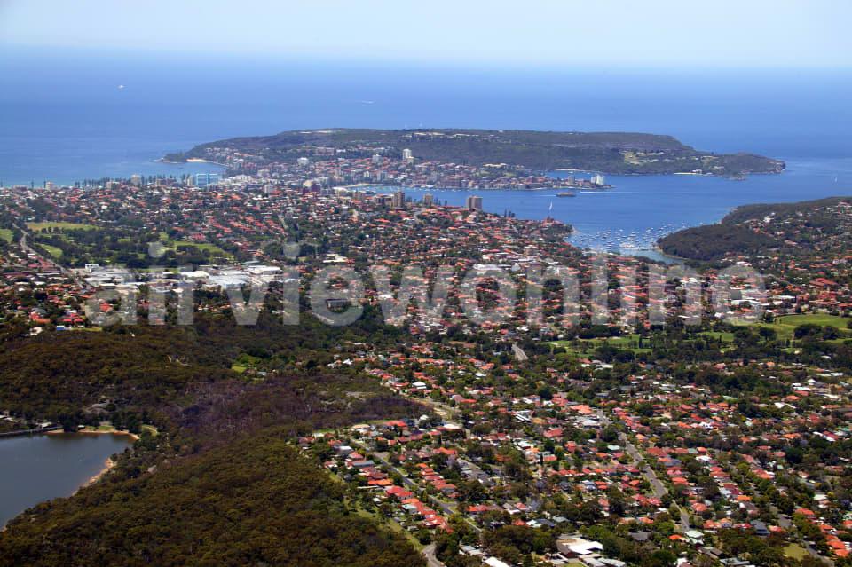 Aerial Image of North Balgowlah to Manly