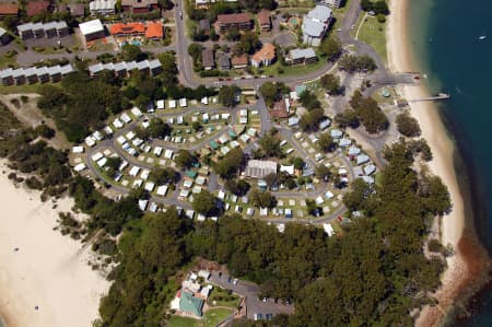 Aerial Image of NELSON HEAD HALIFAX CARAVAN PARK