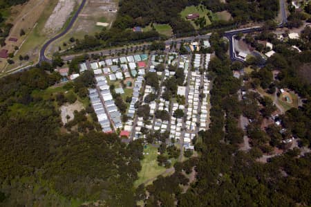 Aerial Image of SAMURAI BEACH CARAVAN PARK