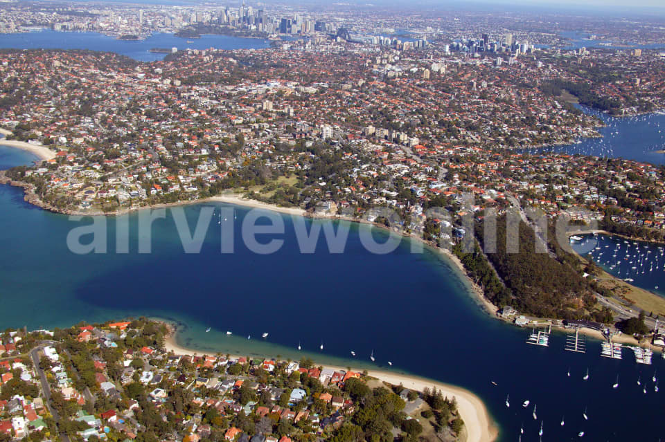 Aerial Image of Clontarf Beach to Sydney