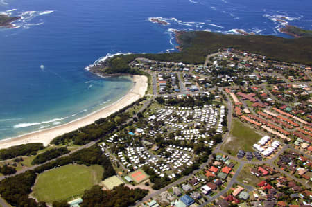 Aerial Image of FINGAL BAY HEAD