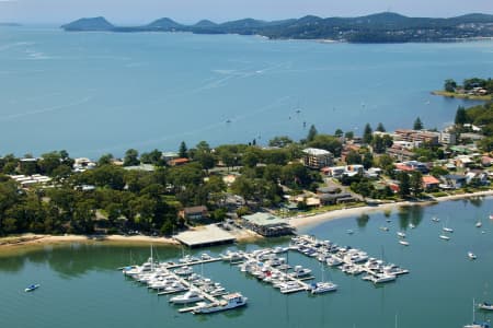 Aerial Image of SOLDIERS POINT MARINA TO TOMAREE HEAD