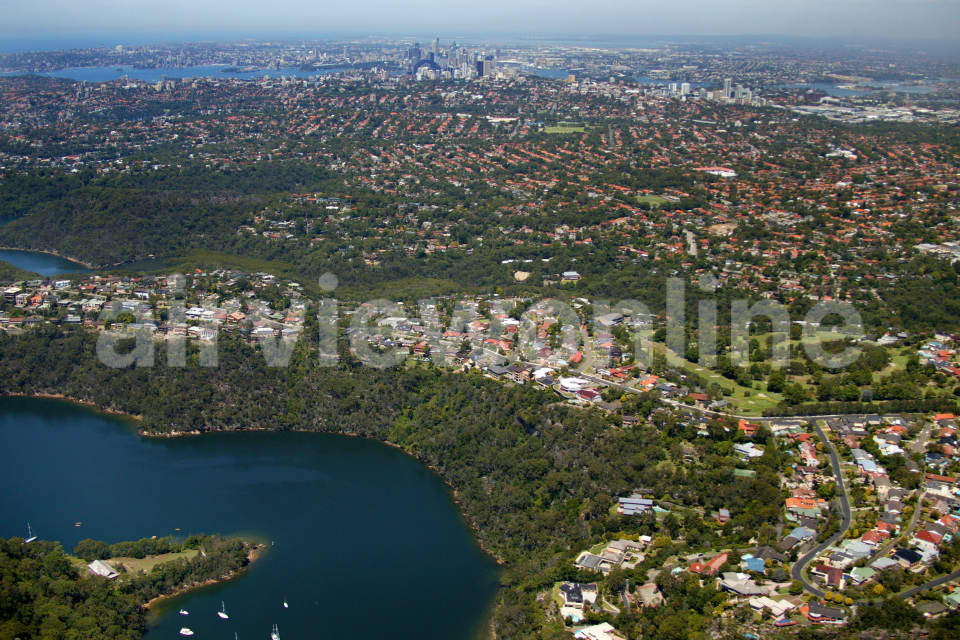 Aerial Image of Castle Cove to Sydney