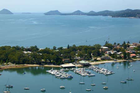 Aerial Image of SOLDIERS POINT MARINA TO TOMAREE HEAD