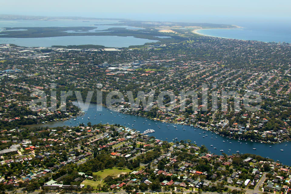 Aerial Image of Yowie Bay to Woolooware Bay