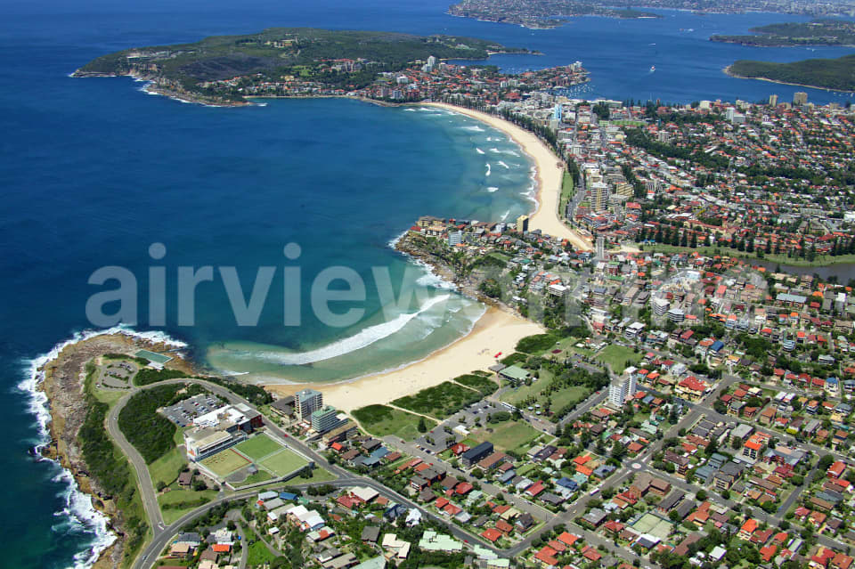 Aerial Image of Harbord Diggers to North Head
