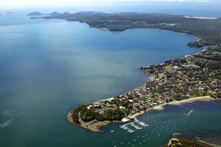 Aerial Image of SOLDIERS POINT TO TOMAREE HEAD