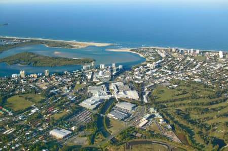 Aerial Image of MAROOCHYDORE TOWN CENTRE TO PINCUSHION ISLAND
