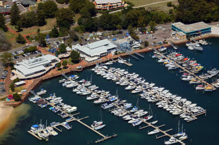 Aerial Image of NELSON BAY MARINA AND FISHERMANS CO-OP