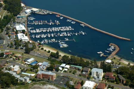 Aerial Image of NELSON BAY MARINAS
