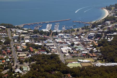 Aerial Image of NELSON BAY TOWNSHIP AND MARINA