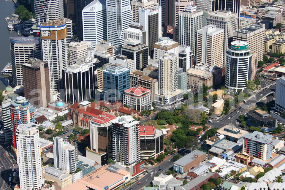 Aerial Image of Brisbane City High Rise