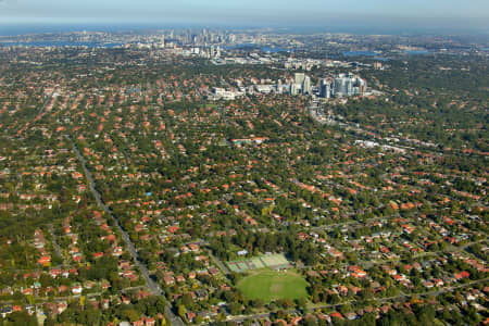 Aerial Image of ROSEVILLE TO THE CITY