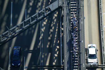 Aerial Image of SYDNEY HARBOUR BRIDGECLIMBERS