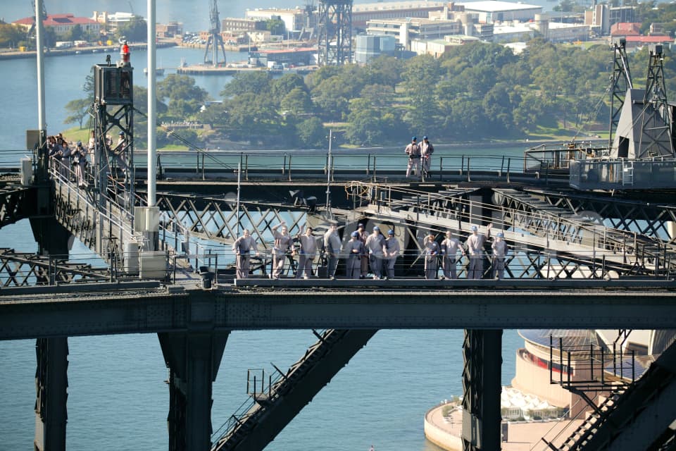 Aerial Image of Harbour Bridge  Bridgeclimbers
