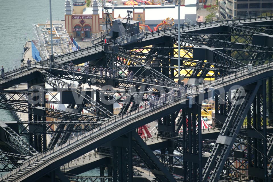 Aerial Image of Bridgeclimb Sydney Harbour Bridge