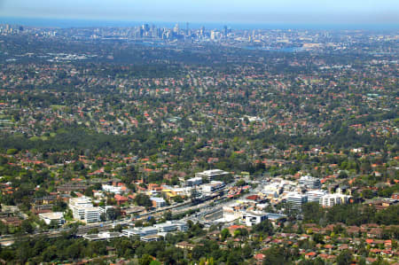 Aerial Image of EPPING SHOPPING CENTRE TO THE CITY