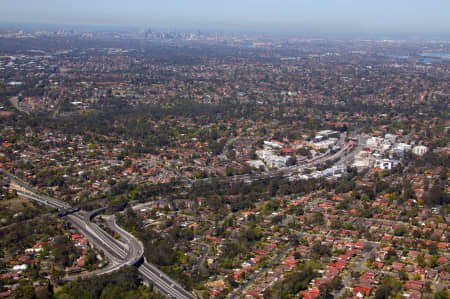 Aerial Image of EPPING TO THE CITY