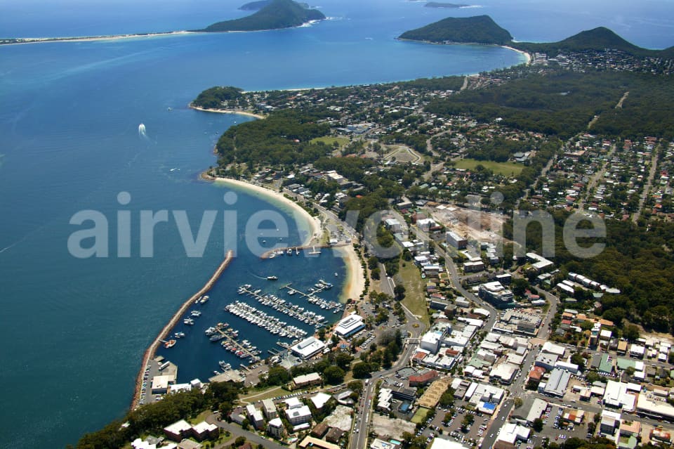 Aerial Image of Port Stephens and Nelson Bay