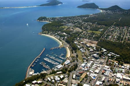 Aerial Image of PORT STEPHENS AND NELSON BAY