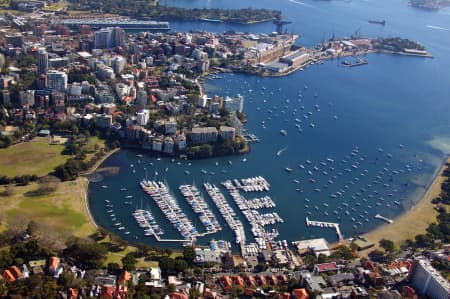 Aerial Image of RUSHCUTTERS BAY AND DARLING POINT